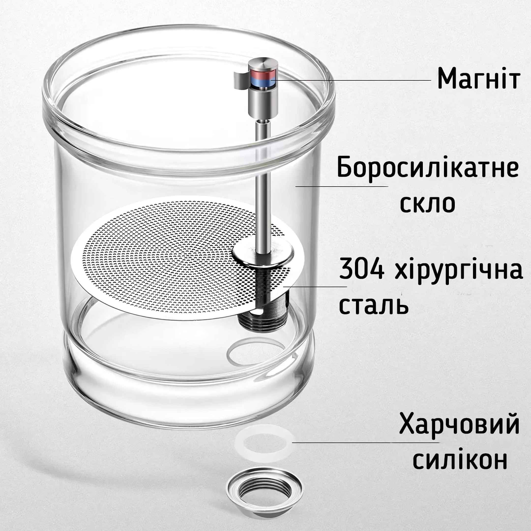 Чайник-заварник Bonston Магнето, 700 мл