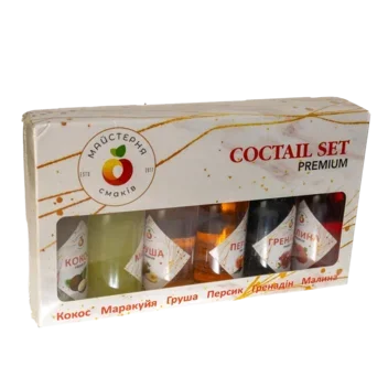 Набір сиропів Coctail Set, 40 мл х 6 шт