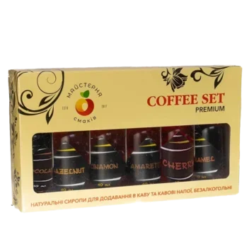 Набор сиропов Coffee Set 40 мл х 6 шт