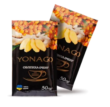 Вітамінний концентрат Yonago Обліпиха-Імбир 50г Вітамінний концентрат Yonago Обліпиха-Імбир 50г