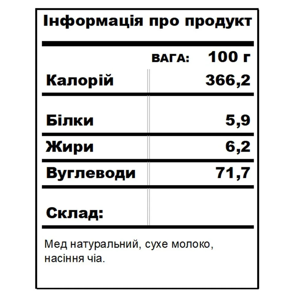 Молочна чіа BDJO #9