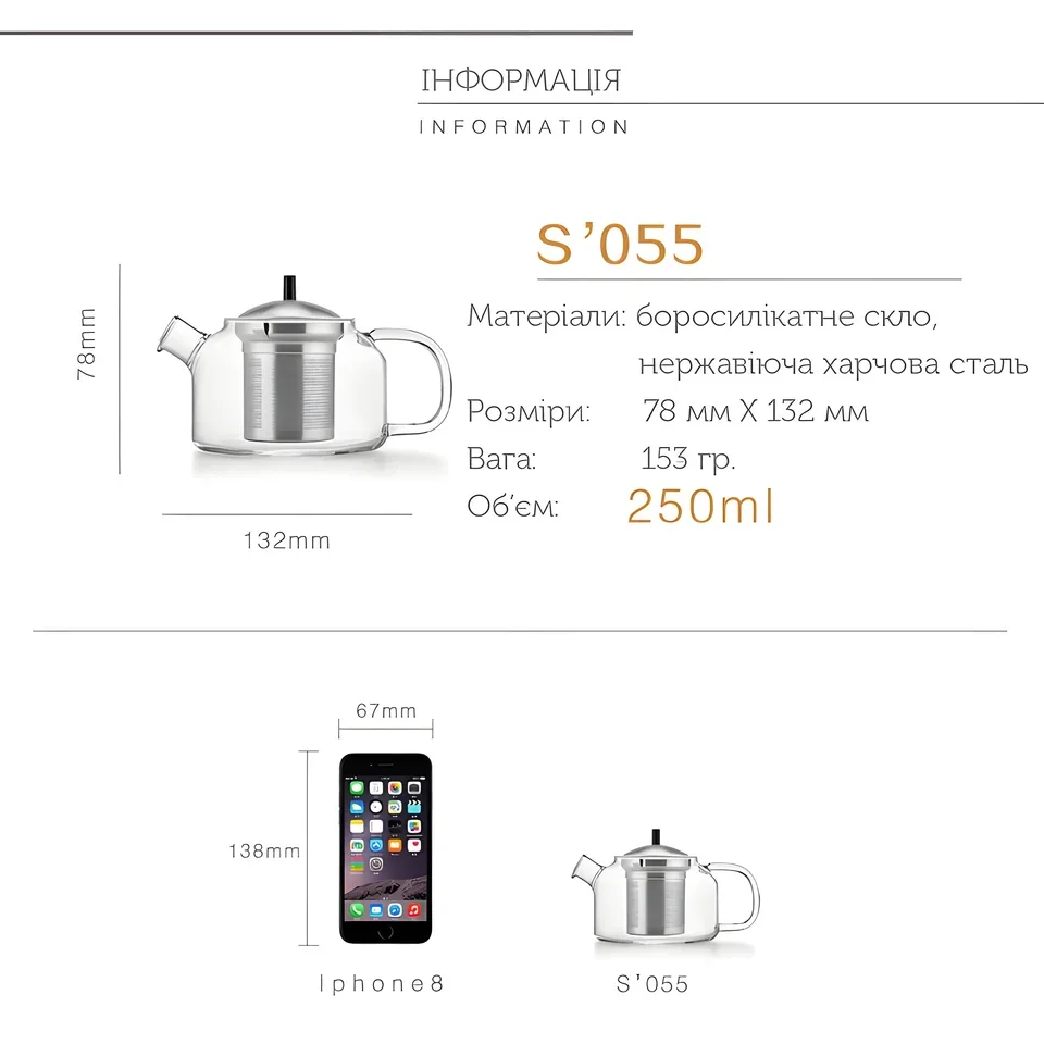Прецизионный чайник Samadoyo, 250 мл #4