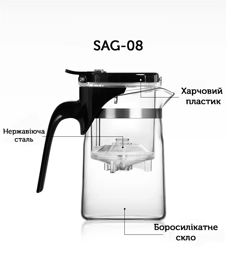 Чайник-заварник Sama Doyo SAG-08, 500 мл #3