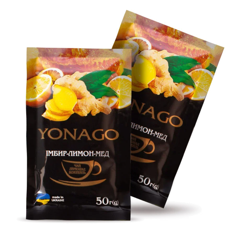Вітамінний концентрат Yonago Імбир-Лимон-Мед 50г