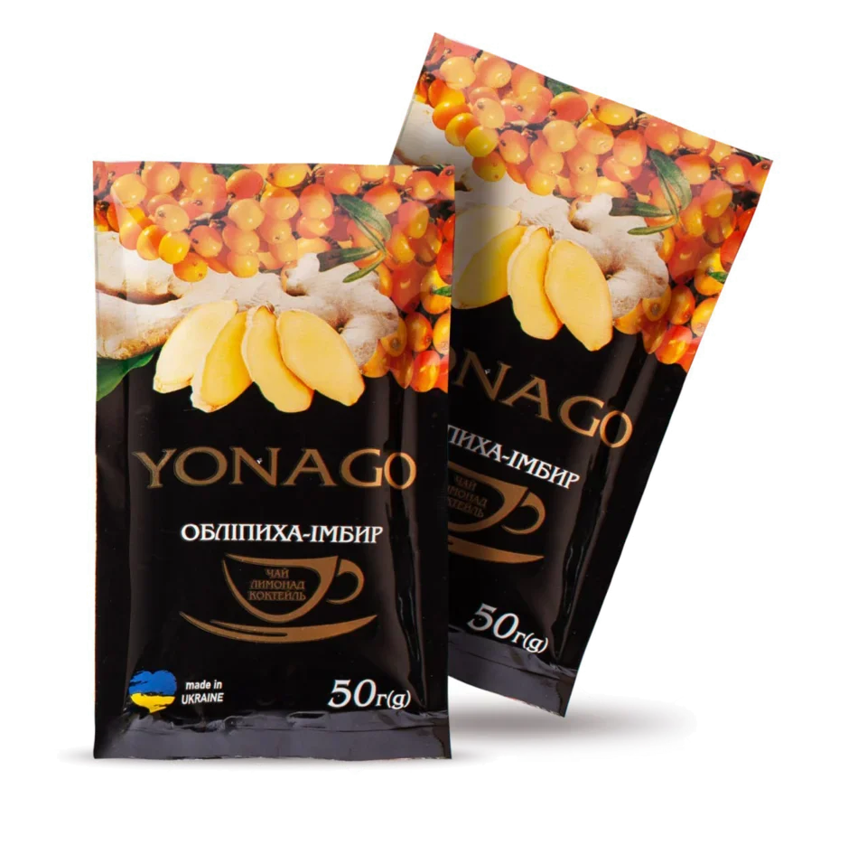 Вітамінний концентрат Yonago Обліпиха-Імбир 50г Вітамінний концентрат Yonago Обліпиха-Імбир 50г